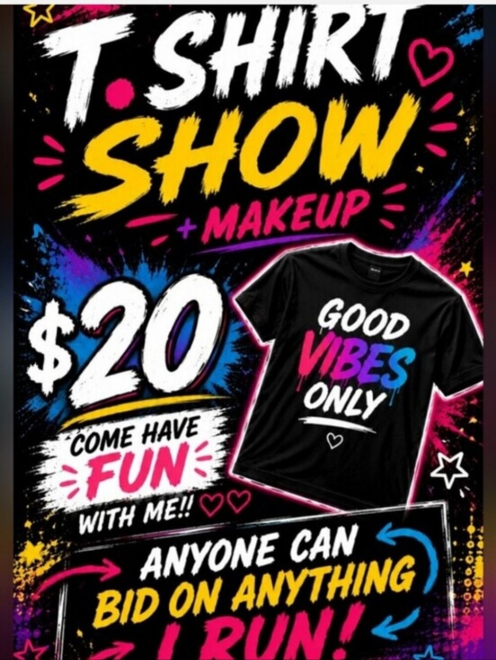 $20 t.shirt